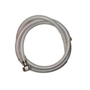 Faucet Supply Line 5ft Long 3/4" x 3/4" Comp. Ends Nylon/Plastic Color White